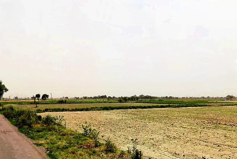 Pataudi landscape and developing real estate area in Haryana