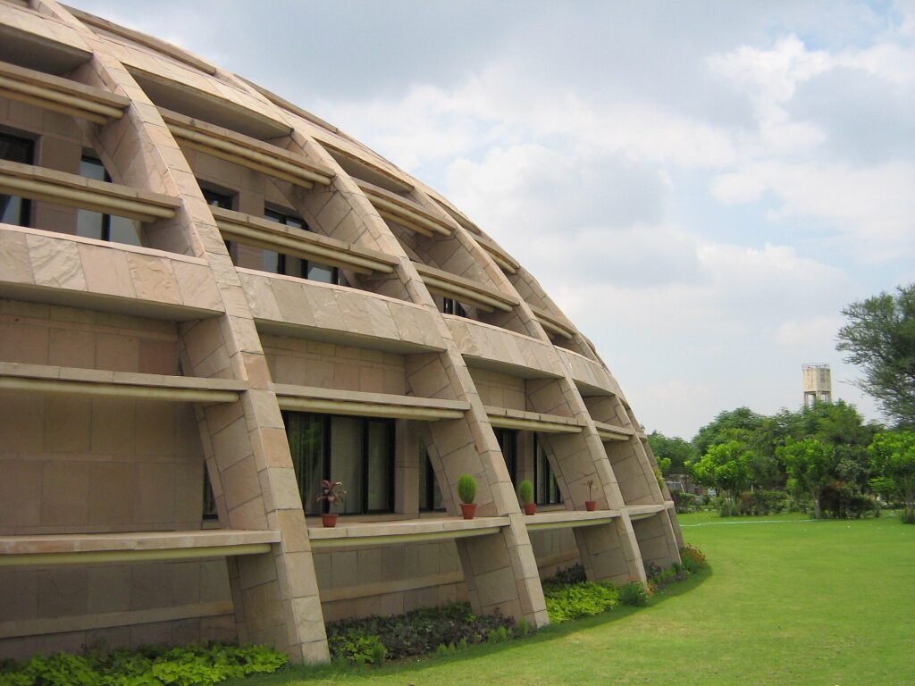 Real National Brain Research Centre campus building in Manesar Haryana
